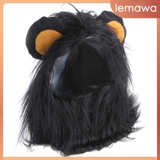 Funda Para la cabeza De león (sfwa) Para mascotas/peluca negra De león disfraz (9)