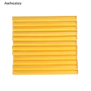 awheatoy 12 x profesional queratina pegamento palos para extensiones de pelo humano amarillo *venta caliente (2)