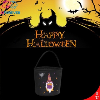 Bolsas de Halloween truco o tratamiento bolsas de Halloween caramelo cubos bolsa de calabaza