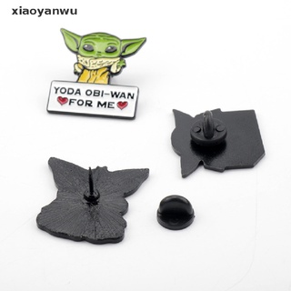 [xiaoyanwu] Metal Enamel Pins Star Wars Baby Yoda Pins Brooch Badge Jewelry Gift for Fans [xiaoyanwu] (8)