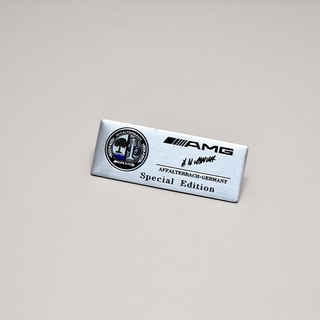* Listo STOCK * 3D Aleación De Aluminio Coche Pegatina Para Mercedes Benz Modificado Emblemas Etiqueta Engomada Del