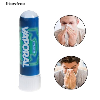 fitow nasal inhalador menta crema original aceite esencial nasal rinitis nariz fresco sin hierbas
