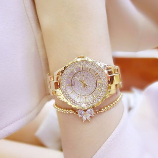 reloj de diamantes de imitación de acero casual de acero a la moda (1)
