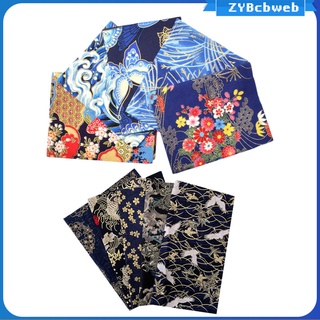 10 piezas coloridas telas de patchwork telas de algodón paquetes de telas en japonés (8)