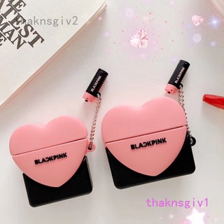 Thaknsgiv2 BLACKPINK Airpods Case Bluetooth Wireless Earphone Soft Silicone Case for Airpods 1/2/pro Protective Cover