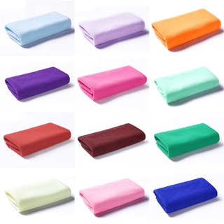 color aleatorio 1pc toalla de microfibra toalla de coche toalla de trabajo diario seguro supermercado regalo kindergarten 25*25 pequeño cuadrado