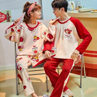 Dos Piezas Ropa De Hogar Pijamas Estilo Coreano De Algodón De Moda INS Puro Adolescentes Pueden Usar Fuera De Las Mujeres Traje casual pop