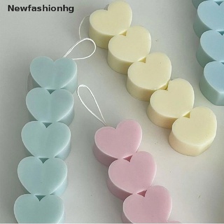 (newfashionhg) 5 estilos en forma de corazón molde de vela cilindro transparente molde para cena de boda en venta (4)