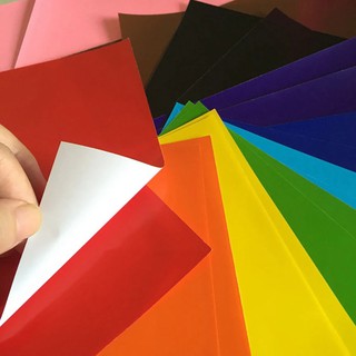50 hojas de Origami de una sola cara DIY color hecho a mano de papel cuadrado artesanías para niños (4)