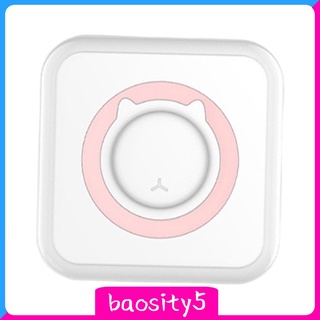 [baosity5] Mini impresora portátil de bolsillo para /Android, Bluetooth Mini impresora térmica, impresora móvil para teléfono fotográfico, con papel de impresión para diario, notas