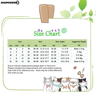 Shapewater - pijamas para mascotas, gatos, perros, gatitos, disfraces, para invierno (4)