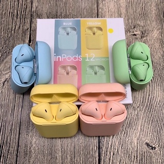 7 colores macaron inpods i12 tws auriculares inalámbricos bluetooth auriculares auriculares auriculares para iphone android
