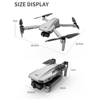 plegable kf102 gps rc drone motor sin escobillas cámara hd anti-vibración quadcopter
