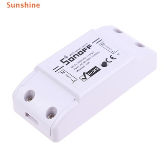 Sunshine) Sonoff Basic Wifi DIY Smart Wireless interruptor remoto controlador de luz módulo de trabajo