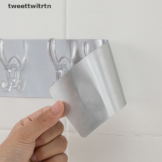 Tweettwitrtn perchero autoadhesivo Transparente sin marcas fuertes Para puerta/pared (Tweettwitrtn) (9)