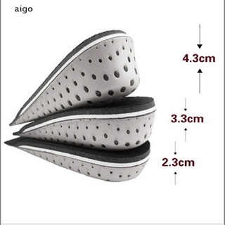 Ai Unisex Insole Heel Lift Insert Shoe Pad Height Increase Cushion Elevator Taller CO
