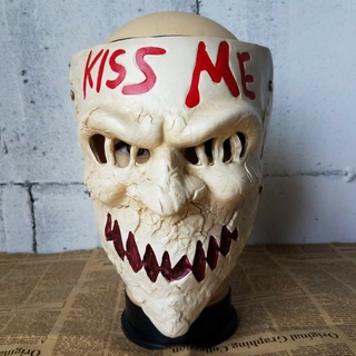 KISS ME Máscara terrible beso humano Me máscara de Halloween máscara de cara completa Cosplay máscara