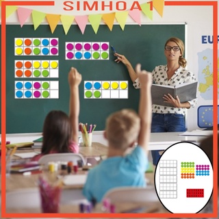 [Simhoa1] diez marcos de aula de matemáticas manipulador escuela en casa para niños de Kindergarten