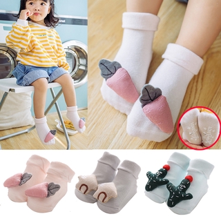 calcetines de bebé de moda de animales de dibujos animados antideslizantes calcetines de bebé recién nacido piso calcetines tridimensionales