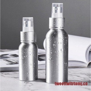 tweet perfume spray aluminio botella cosmética spray botella de viaje perfume atomizador