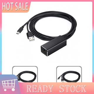 BL * Cable Adaptador Ethernet De Red Micro USB 2 En 1 Para Chromecast Fire TV Stick