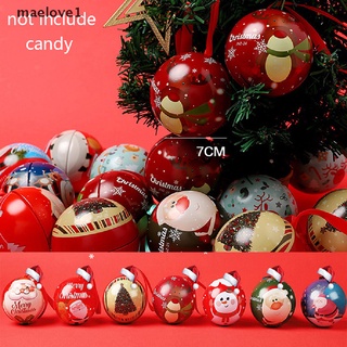 [maelove1] 7 cm árbol de navidad colgante bolas adorno árbol de navidad decoración bola caramelo tarro de almacenamiento [maelove1] (2)