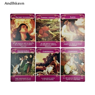 [andl] español romance angels oracle tarjetas 44 cartas principiante tarot baraja guía c615
