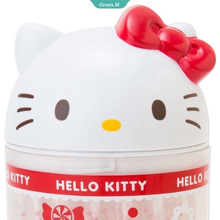 Sanrio Melody Caja De Almacenamiento De Hello Kitty De Dibujos Animados De Algodón Hisopo Joyería Escritorio [GM] (6)