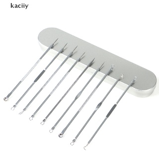kaciiy - extractor de espinillas de acero inoxidable, diseño de puntos negros, comedone, mancha, acné