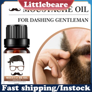 littlebeare.co 10ml Beard Care Balm Non-irritating Nourishing Hair Care Beard Mustache Growth Smooth Oil for Men