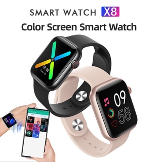Smartwatch x8 smartwatch 2021 iwo 13 max bluetooth call stopwatch monitor de frequência cardíaca smart watch (1)
