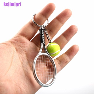 [kejimigri] lindo deporte Mini raqueta de tenis colgante llavero buscador Holer accesorios regalos