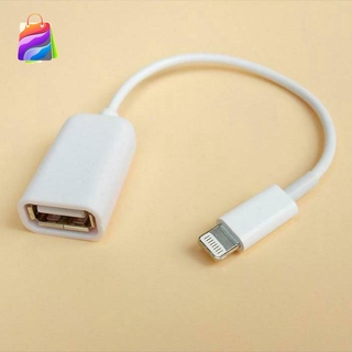 Cable adaptador macho a USB hembra OTG de 8 pines para iPhone 5/5s/6/6s Plus/7 YKD