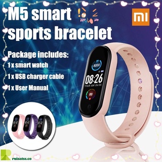 【RU】 Smartband M5 Smart Watch Monitor cardíaco / Impermeable / Pantalla a color / Notificación de mensajes + película 【ISATSS】