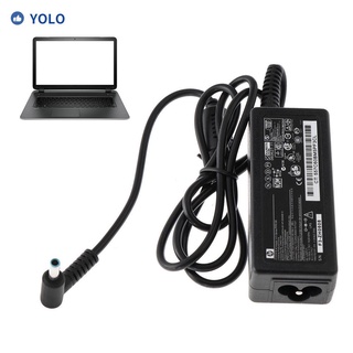 yolo hot hp cargador de ordenador portátil conectores fuente de alimentación adaptador nuevo cables de ordenador profesional 740015-002 2.31a punta azul (1)