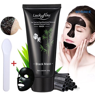 [winnie] removedor de puntos negros de carbón de bambú máscara facial purificante profunda peel off cuidado de la piel