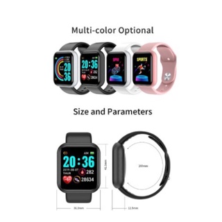 Update Y68/D20 Reloj Inteligente Con Bluetooth Impermeable Deportivo Smartwatch (9)