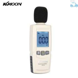 KKmoon LCD Digital medidor de nivel de sonido medidor de volumen de ruido instrumento de medición decibelios probador de monitoreo 30-130dB