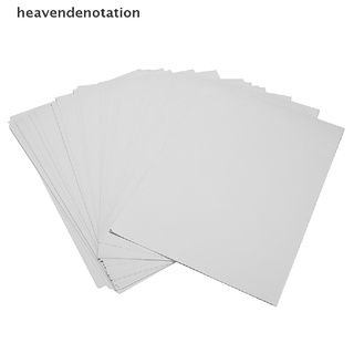 [heavendenotation] 100 hojas a4 láser de inyección de tinta impresora de papel artesanal blanco autoadhesivo etiqueta engomada