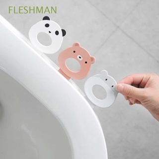 FLESHMAN 1Pair Toilet Seat Lifters Cartoon Bathroom Products Set Ring Handle Holder Portable Potty Convenient Lift Handle Uncovering Closestool Lid Cover Lifter/Multicolor