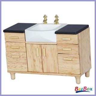 Beebox 1:12 muebles De madera Para Casa De muñecas/baño