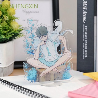 Anhengxin 13cm Haikyuu acrílico modelo juguetes acrílico modelo placa de escritorio decoración juguetes Anime alrededor adornos modelos de acrílico soporte