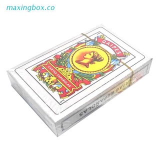maxin - juego de 50 cartas en español para fiestas familiares, juego de mesa, cartas mágicas de póquer