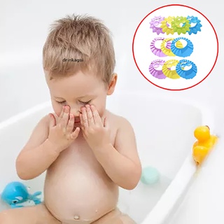 [drinka] gorro de ducha de bebé, gorra de protección de baño para niños, engrosamiento de la cabeza de ducha de bebé 471co (4)