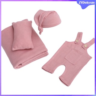 4x Newborn Photo Props for Monthly Baby Infant Shoot Accessories Photo Costume Photoshoot Suit