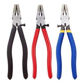 Heavy Duty Key Fob Pliers 8" Glass Cutting Pliers for Stained Glass Work (7)