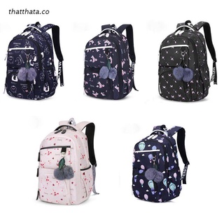 tha mochila de moda bookbag college portátil casual viaje daypack bolsa escolar para adolescentes niñas y mujeres