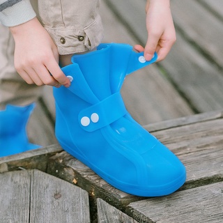 Botas De Niños Conjunto Adultos Cubrekid Lluvia De Los Cubre Ciclismo Resistente Al Desgaste Impermeable Zapato (6)
