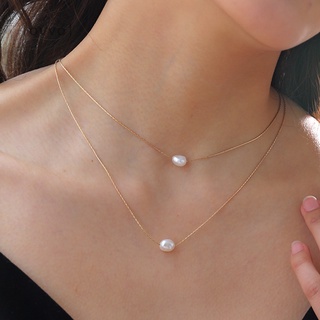 collar natural de perlas de agua dulce | collar