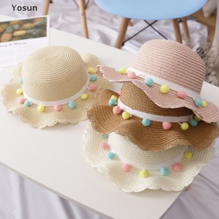 [Yosun] Sombrero De Paja Parasol Con Cremallera , Diseño Floral , Con Lazo Playa .